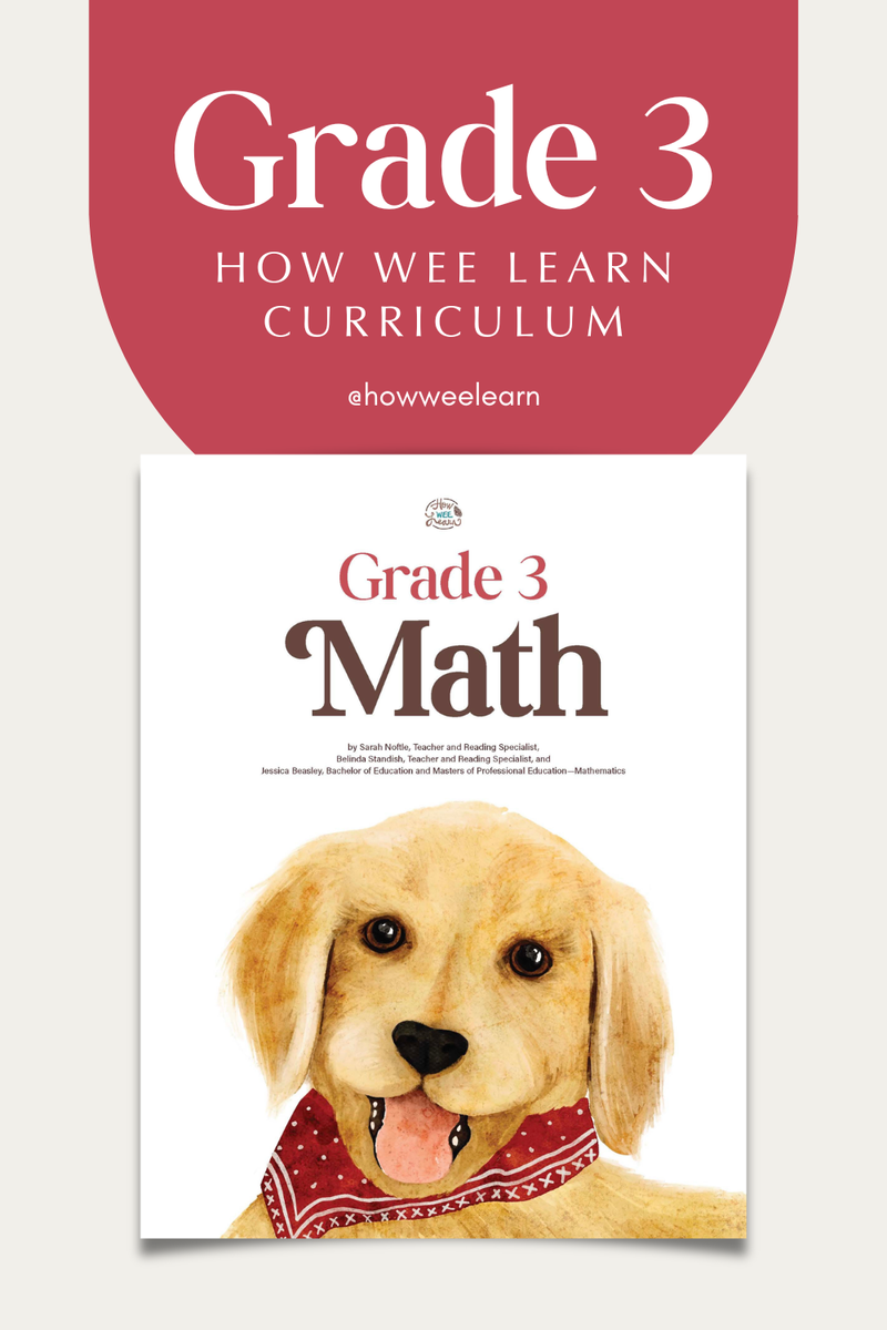 Grade Three Math Curriculum | Homeschool in one page a day! – How Wee Learn