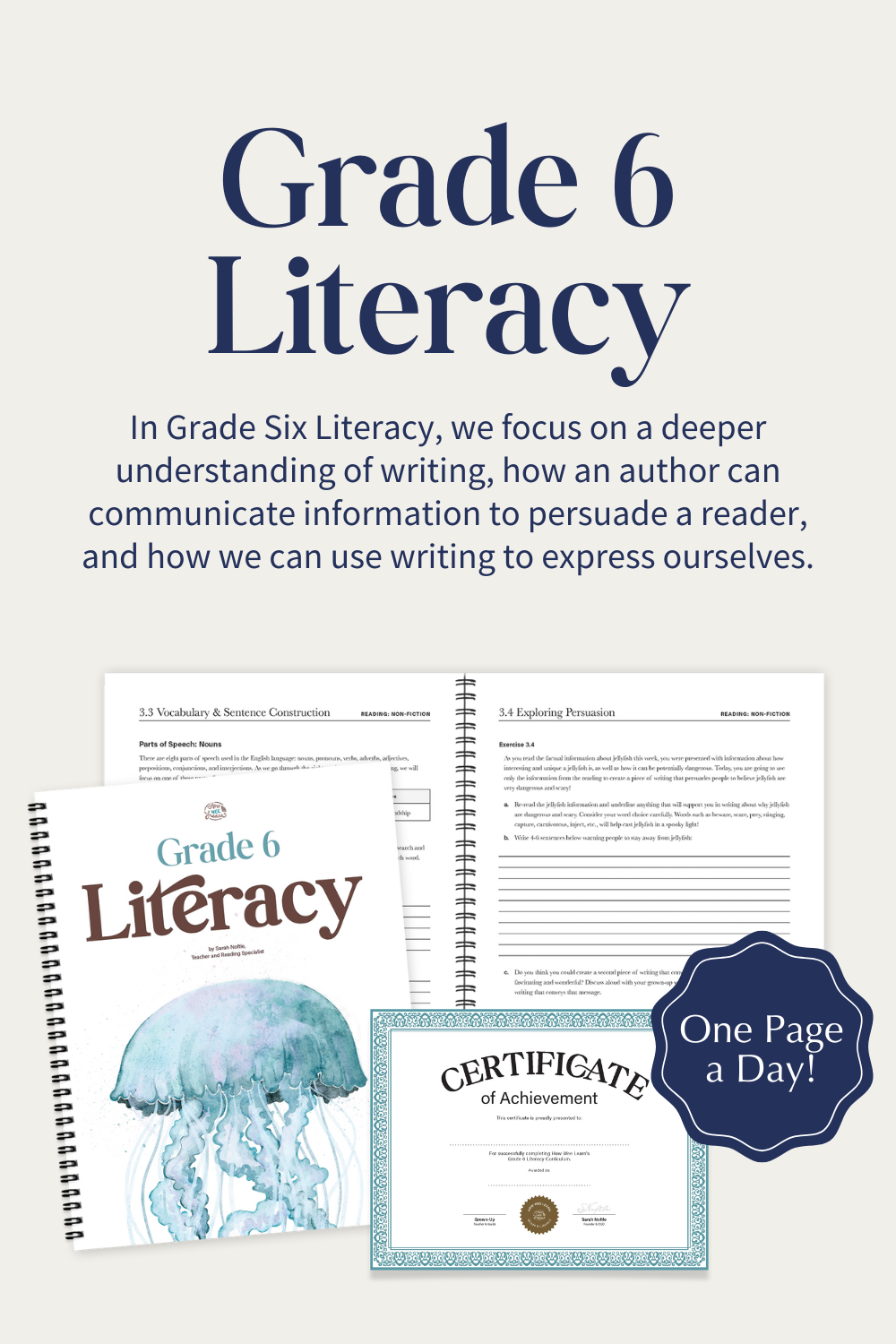 How Wee Learn's Grade 6 Literacy