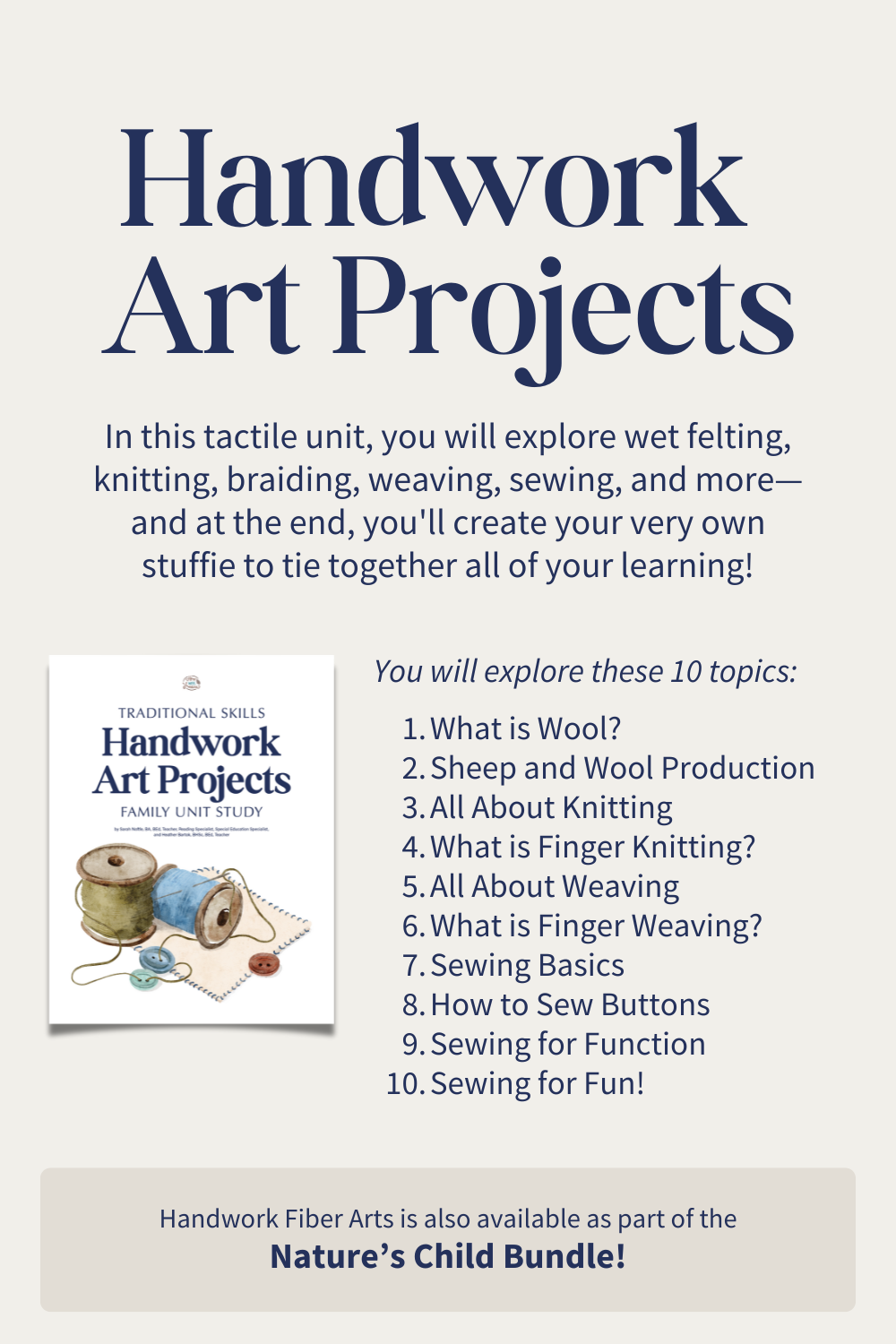 Handwork Art Projects | Family Unit Study for Ages 4 to 12 – How Wee Learn