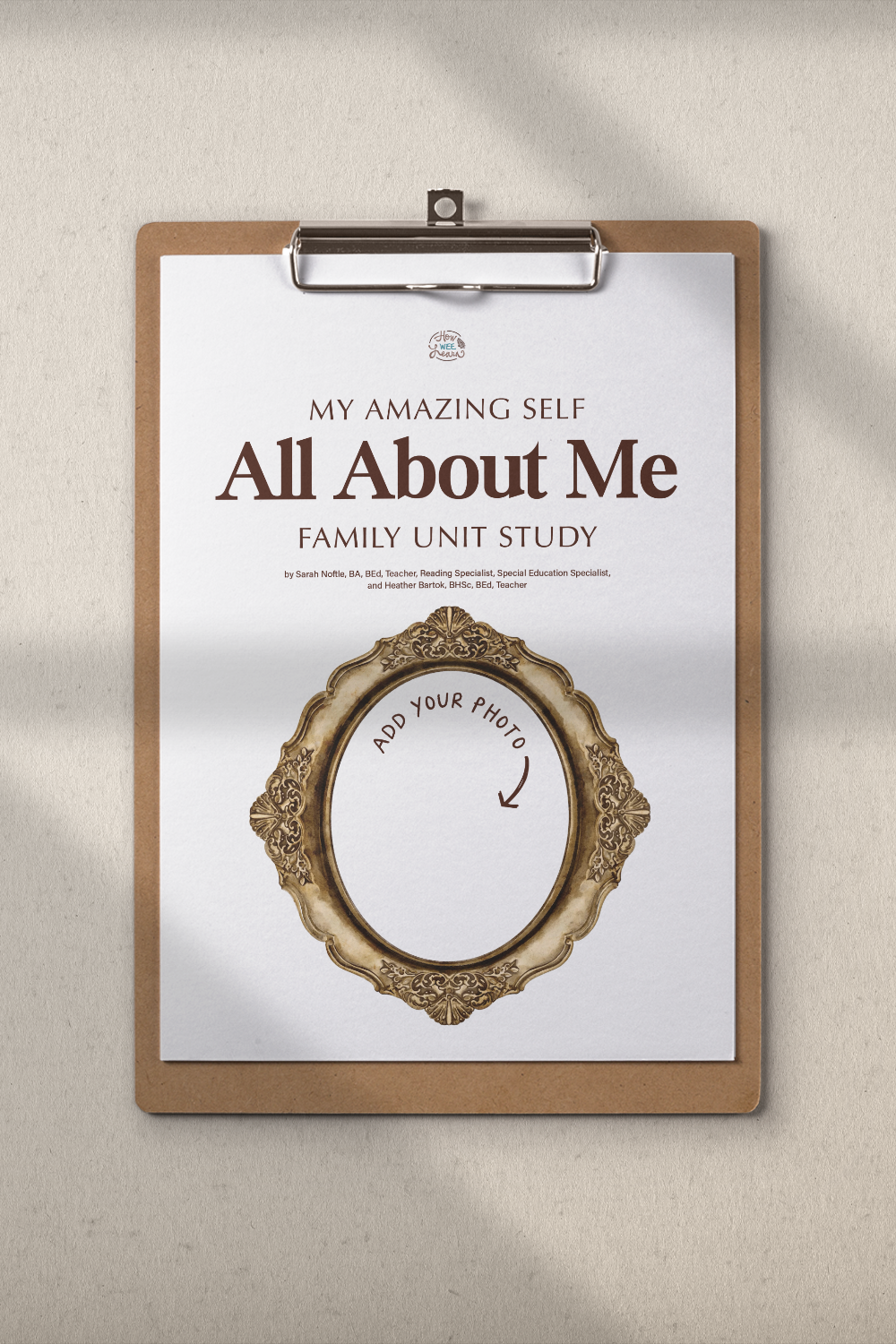 All About Me Family Unit Study