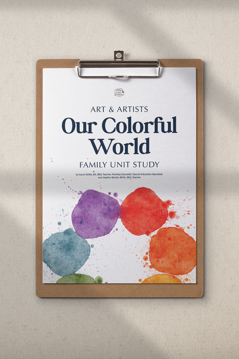 Our Colorful World Family Unit Study