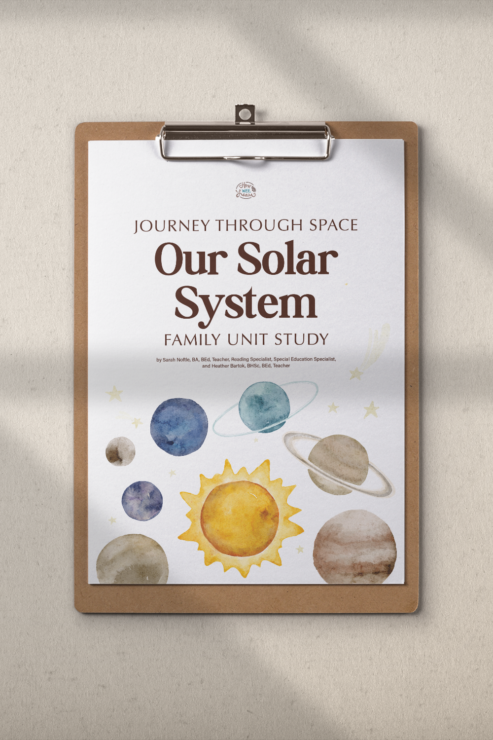 Our Solar System Family Unit Study