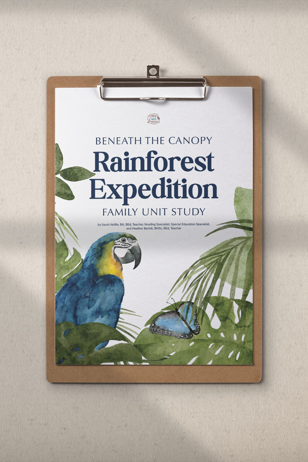 Rainforest Expedition Family Unit Study