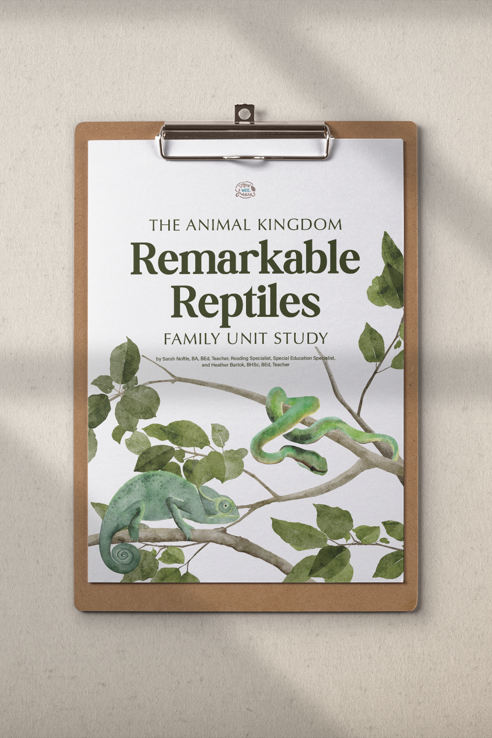 Remarkable Reptiles Family Unit Study