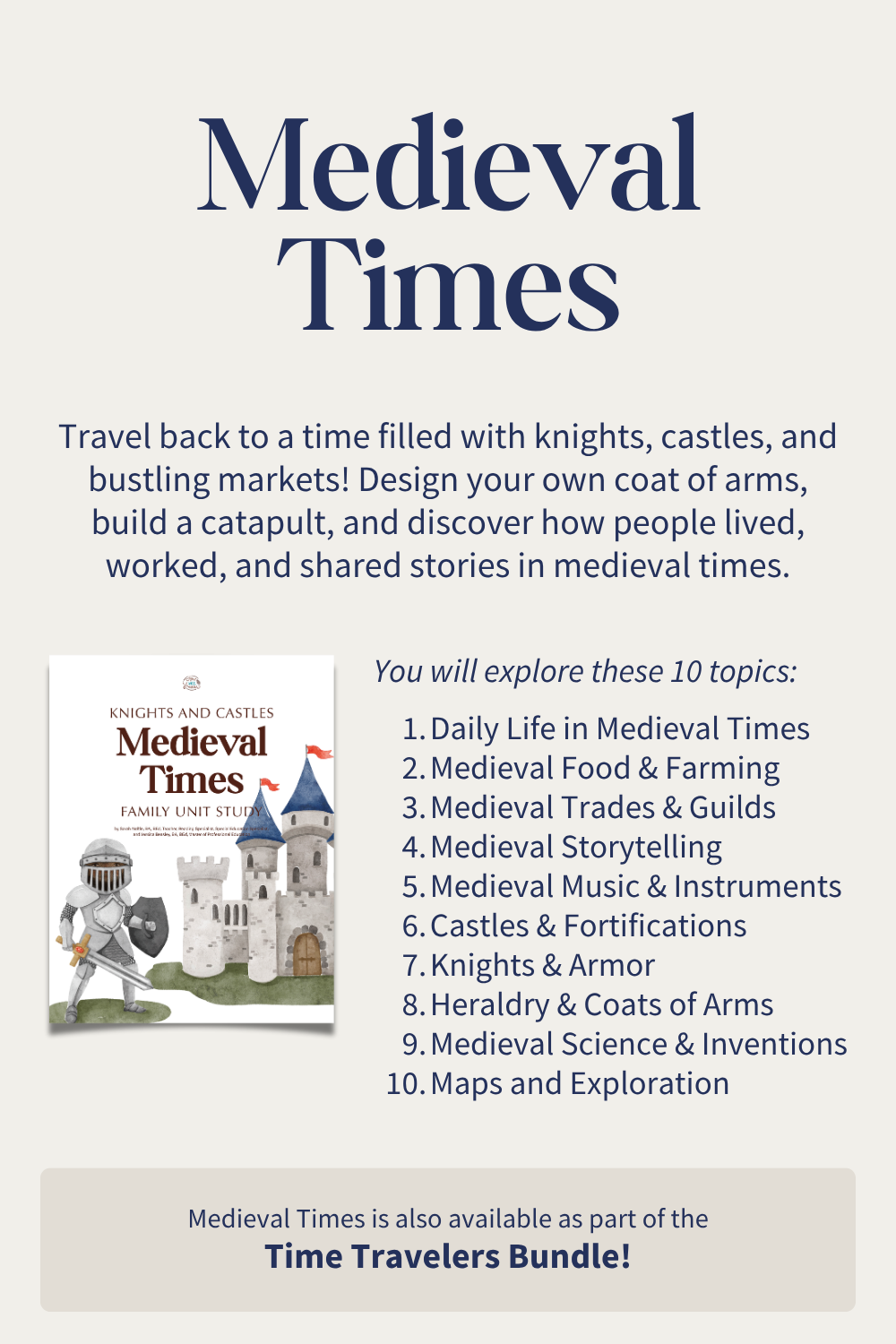 Medieval Times Family Unit Study