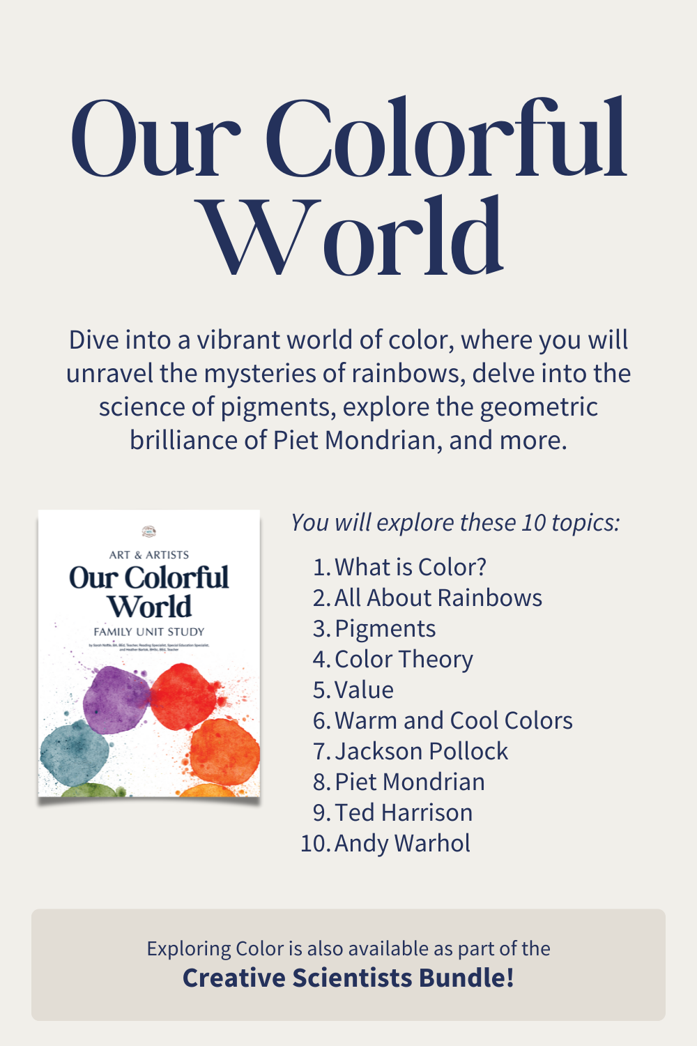 Our Colorful World Family Unit Study
