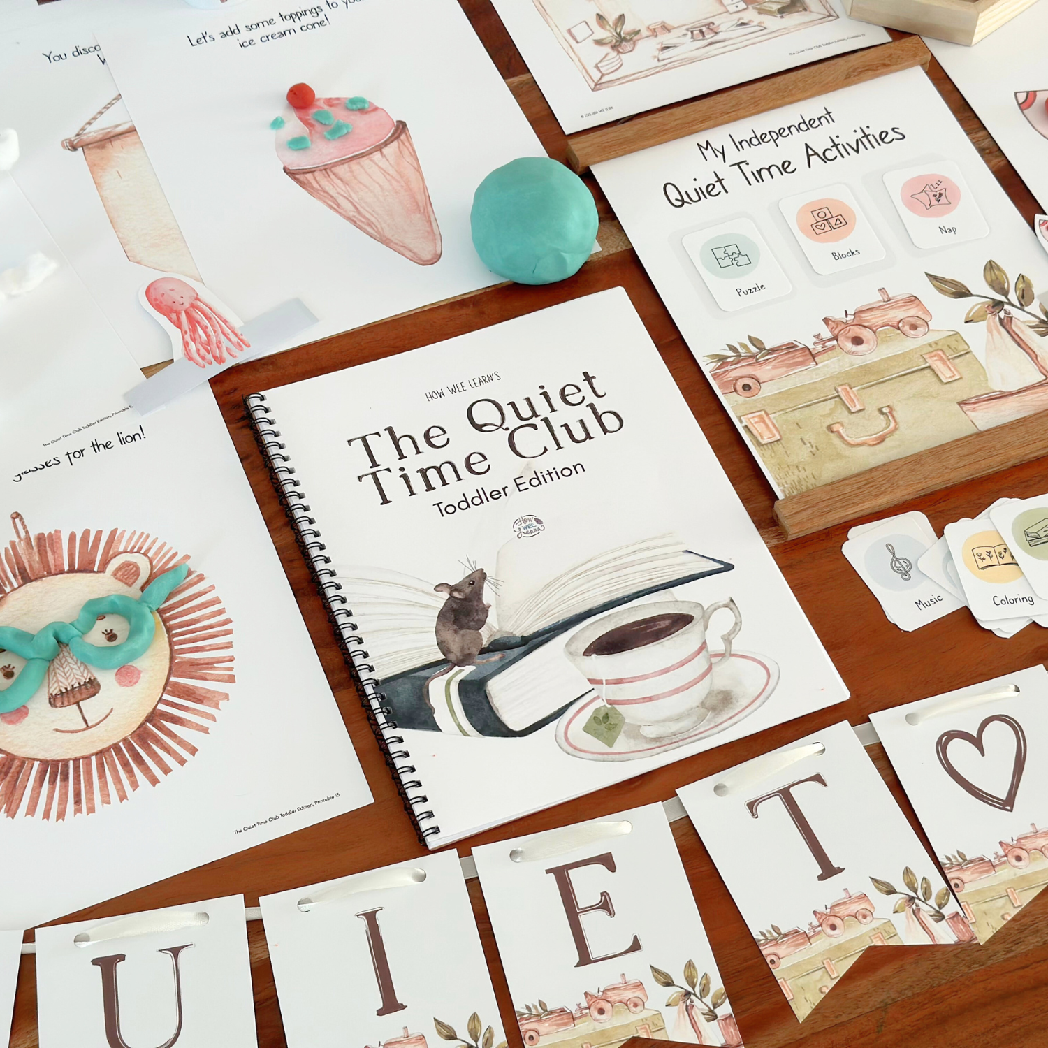 Quiet time activities for toddlers -The Quiet Time Club - Toddler Edition.