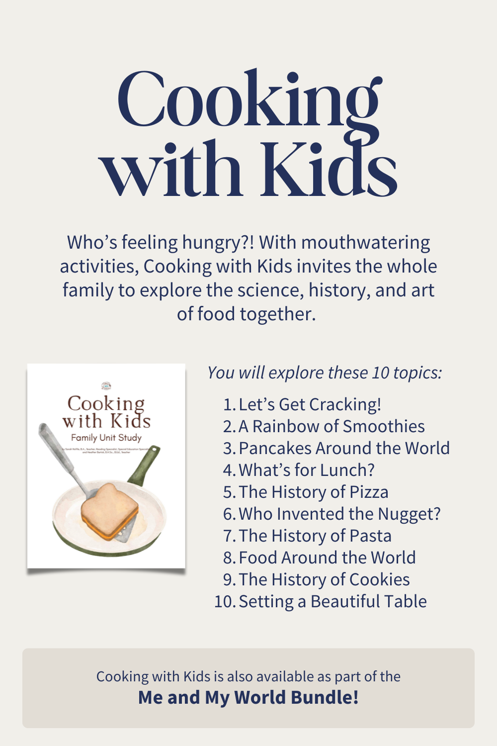 Cooking with Kids 10 topics