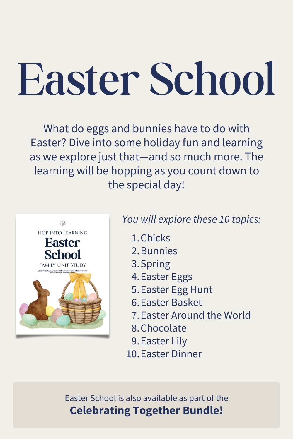 Easter School Unit Study