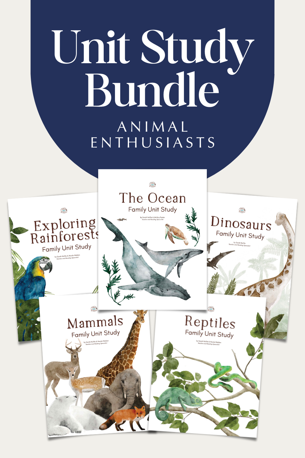 Animal Enthusiasts Family Unit Study Bundle