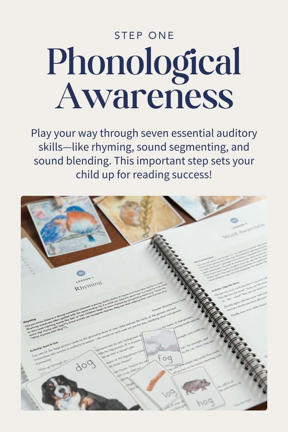 Step One: Phonological Awareness