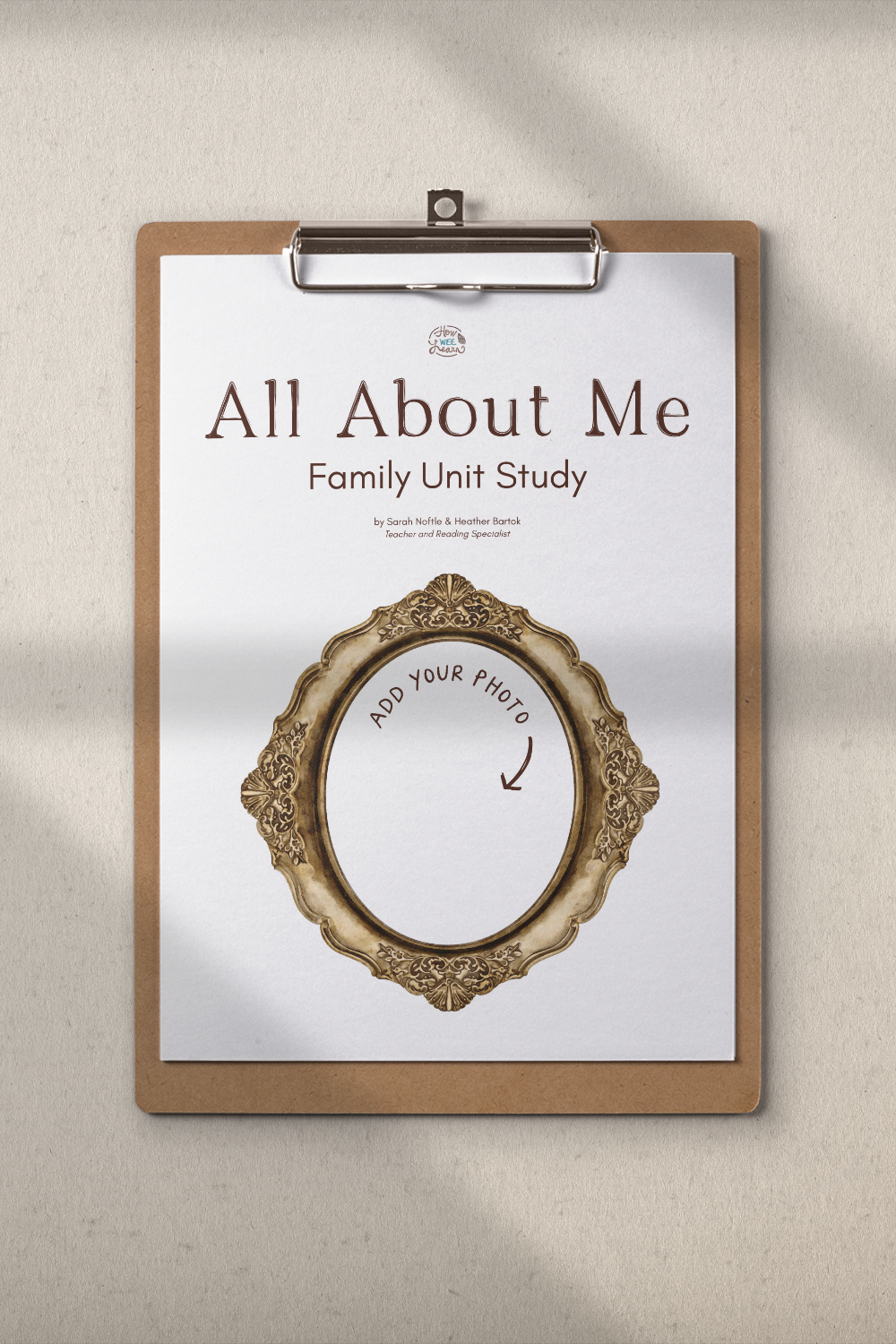 All about me Family Unit Study