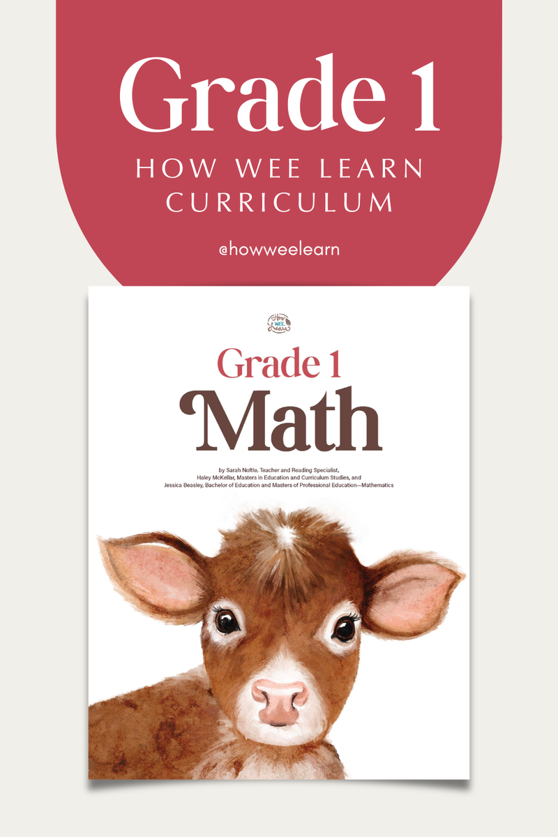 Grade One Math Curriculum | Homeschool in one page a day! – How Wee Learn