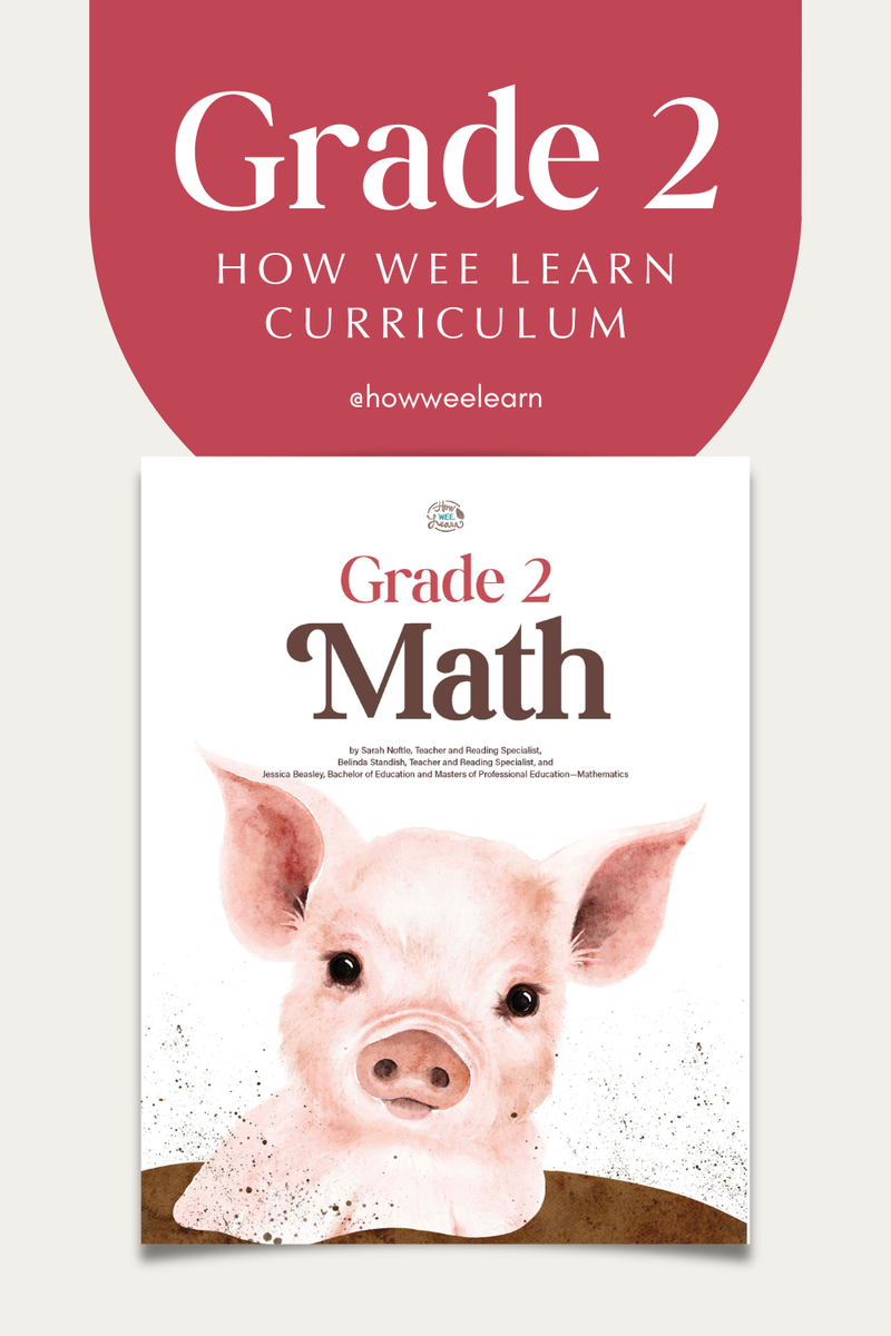 Math 2 Canvas Course Grade Two Math Curriculum | Homeschool in one page a day! – How Wee Learn