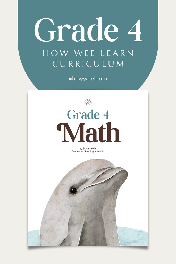 How Wee Learn's Grade Four Math Curriculum, Cover Page