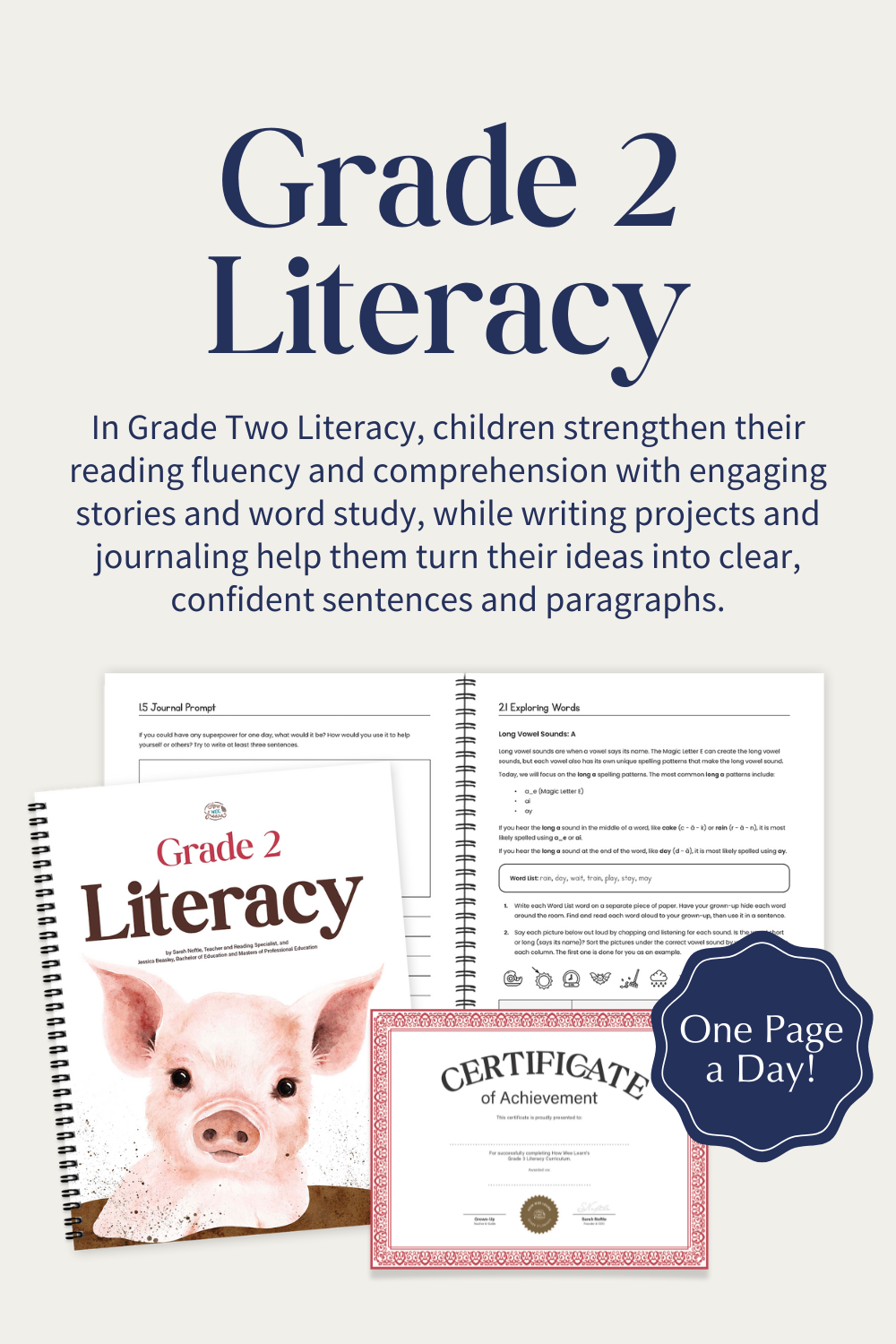 How Wee Learn's Grade 2 Literacy