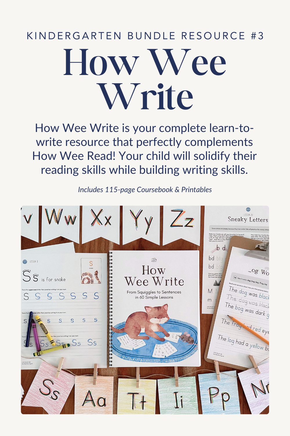 How Wee Write Resource