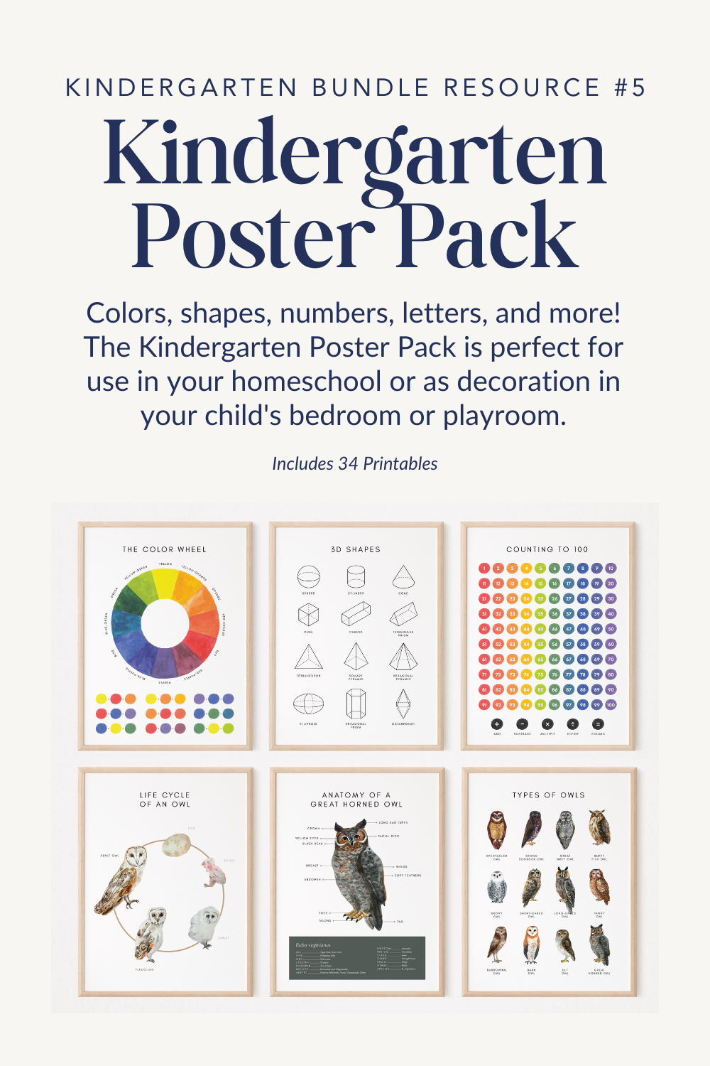 Kindergarten Poster Pack