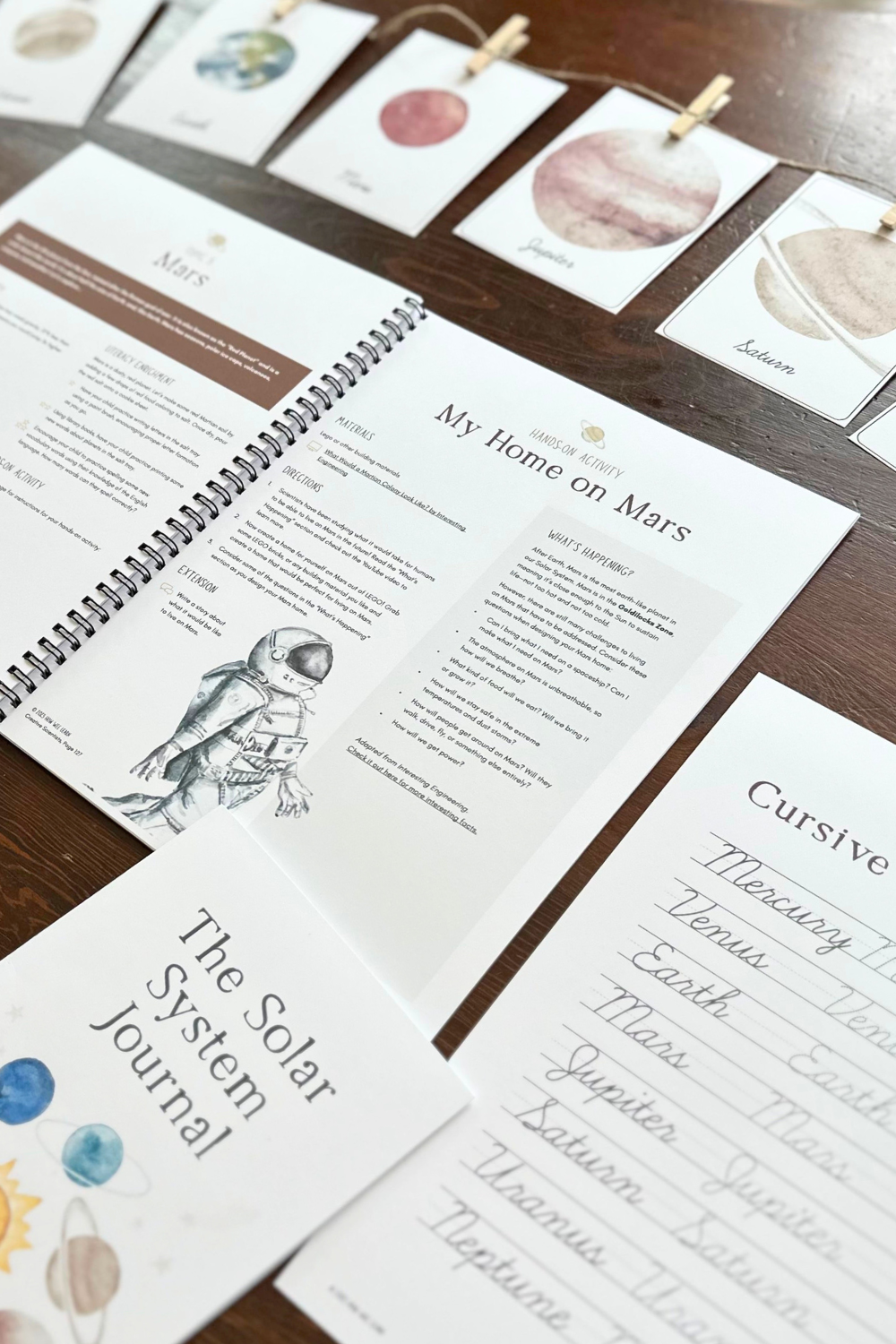 The Solar System Family Unit Study coursebook