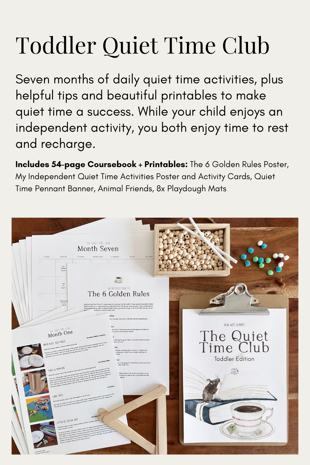 The Quiet Time Club - Toddler Edition